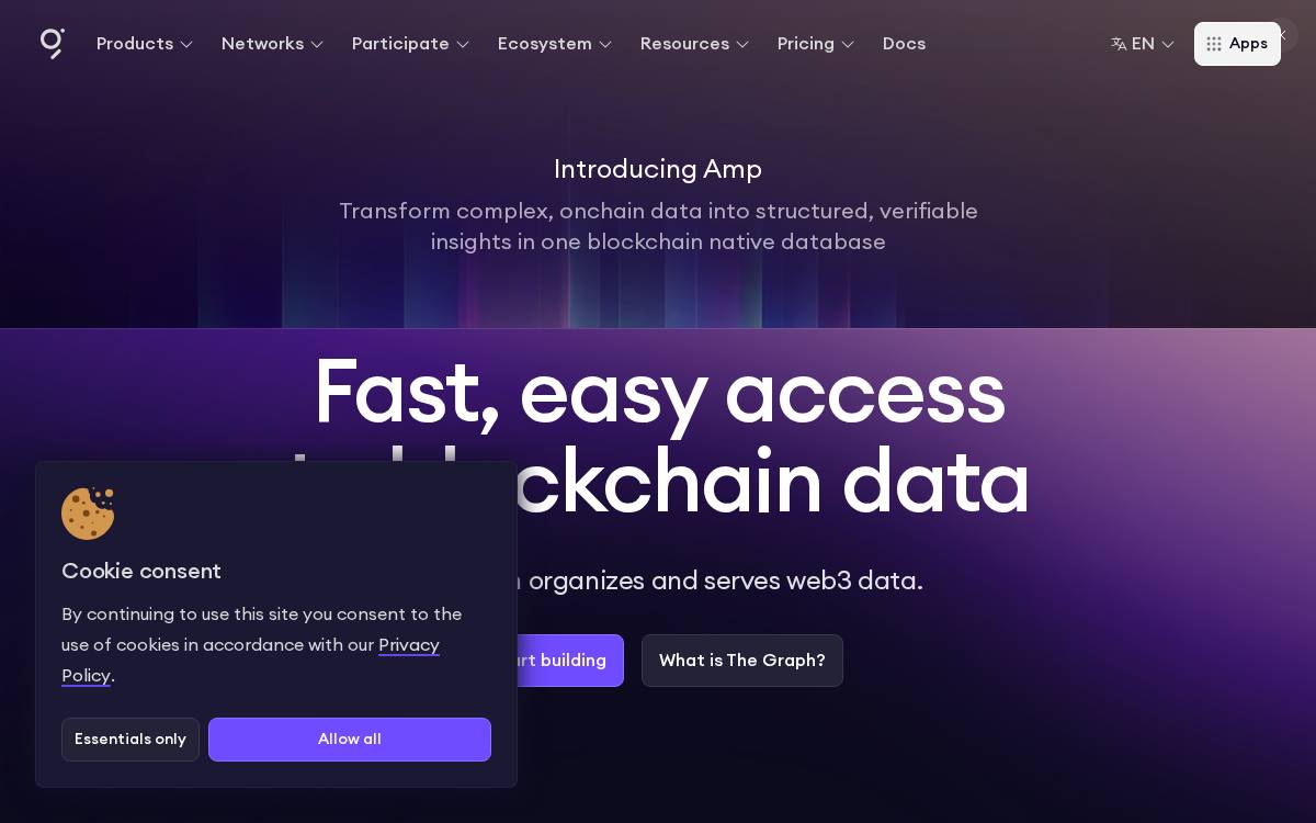 The Graph website preview