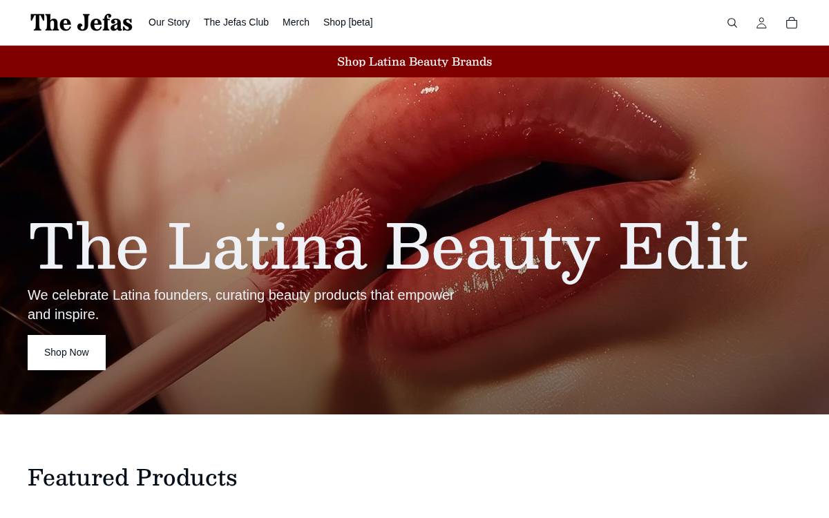 The Jefas website preview