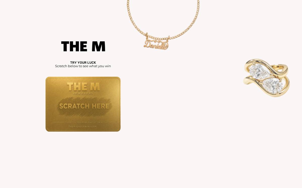 The M Jewelers website preview