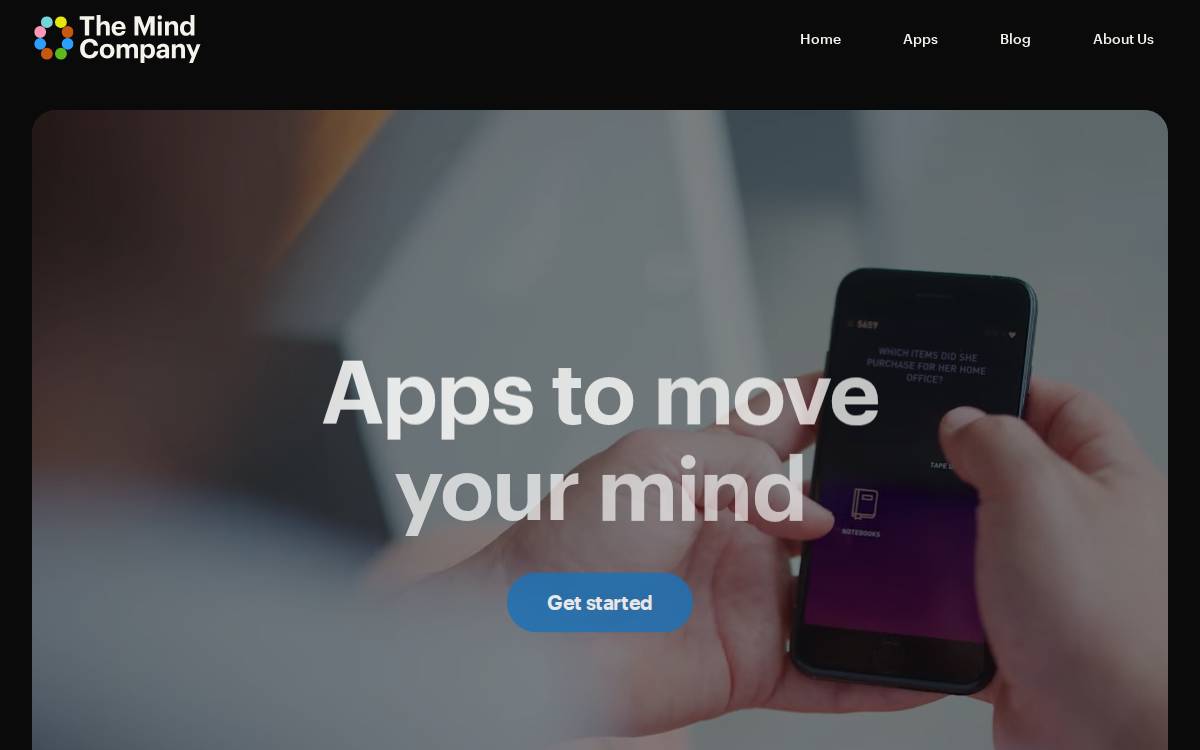 The Mind Company website preview