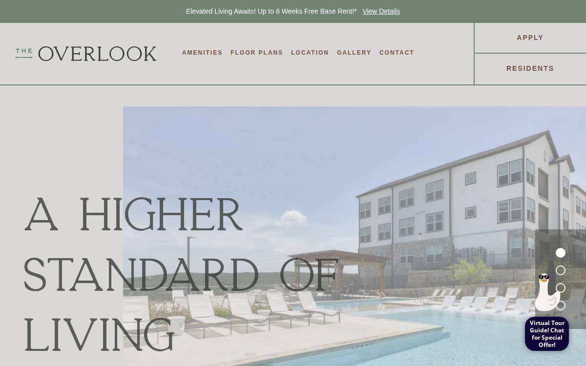The Overlook at the Rim website preview