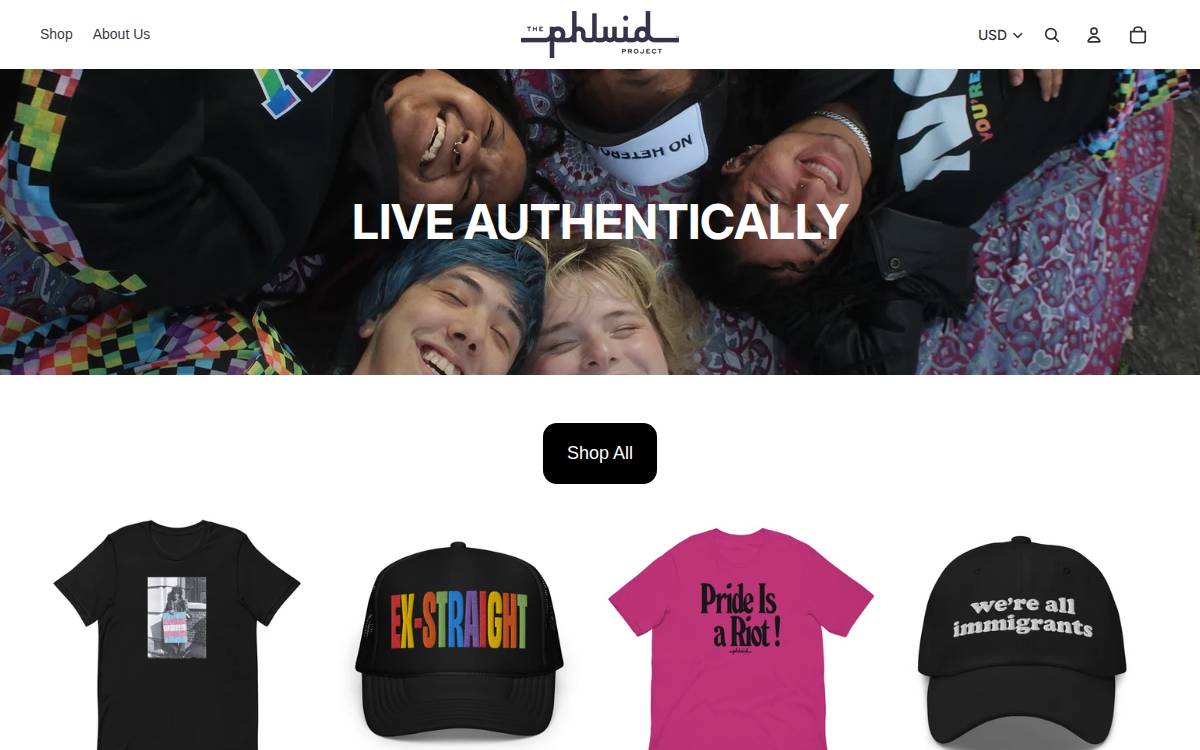 The Phluid Project website preview