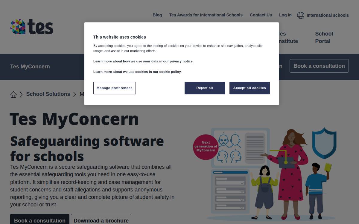 The Safeguarding Company website preview