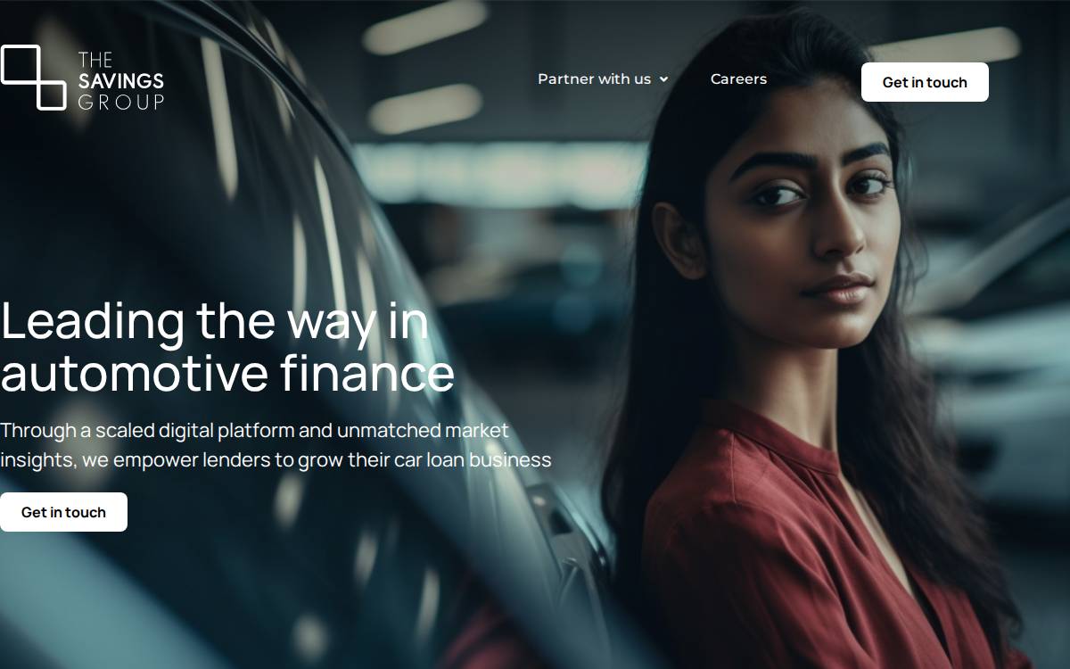 The Savings Group website preview