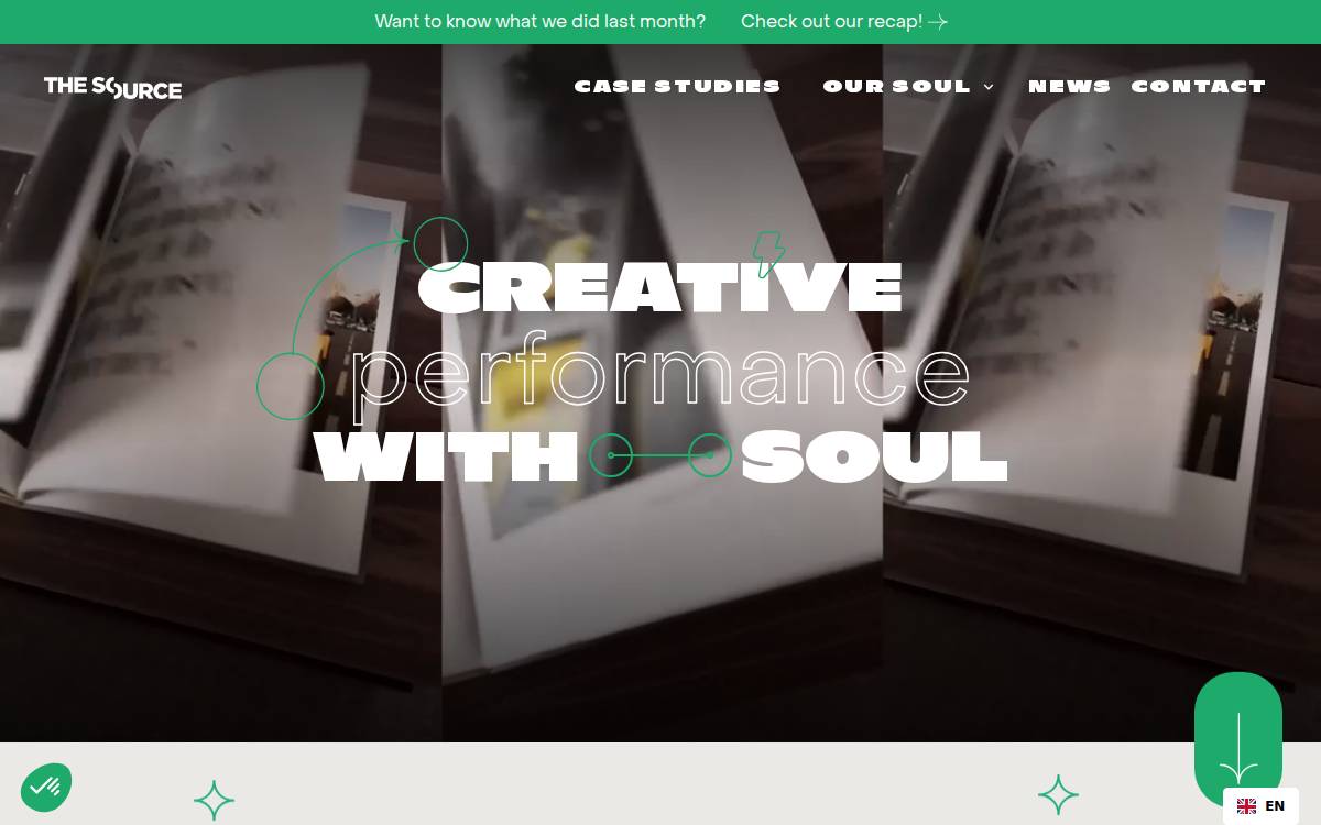 The Source website preview