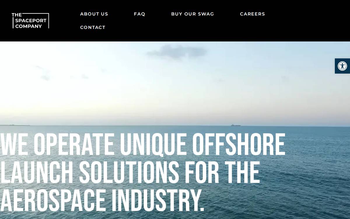 The Spaceport Company website preview