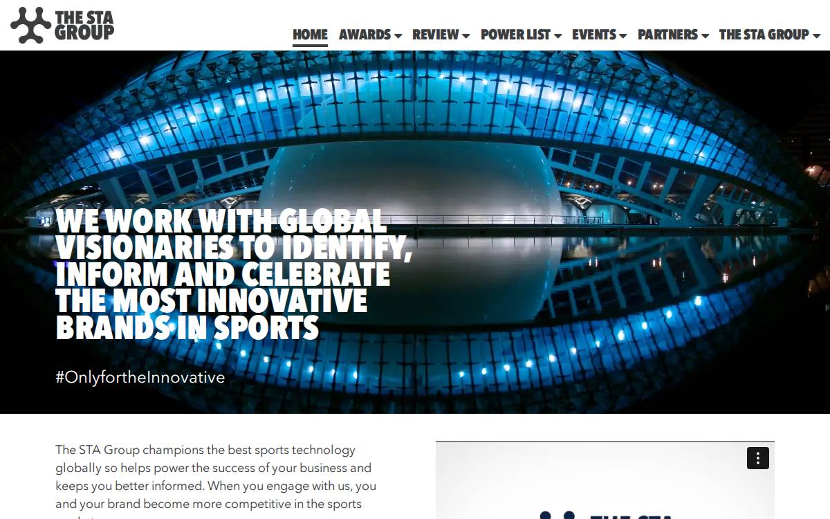 The STA Group website preview