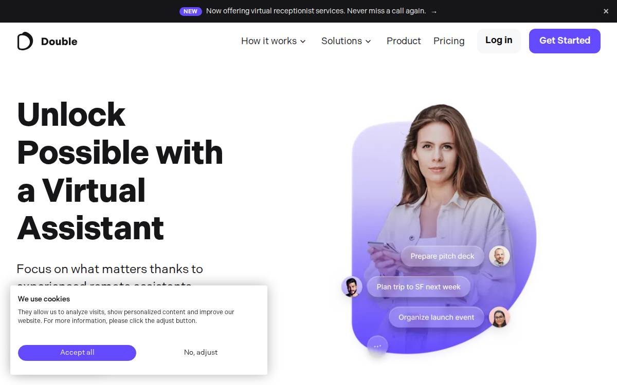 Double website preview