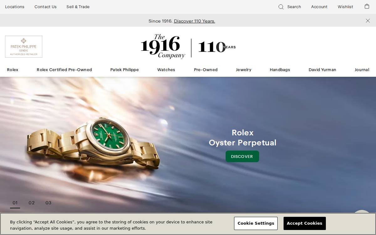 The1916Company website preview