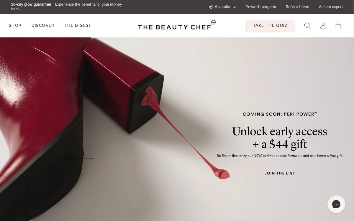 Thebeautychef website preview