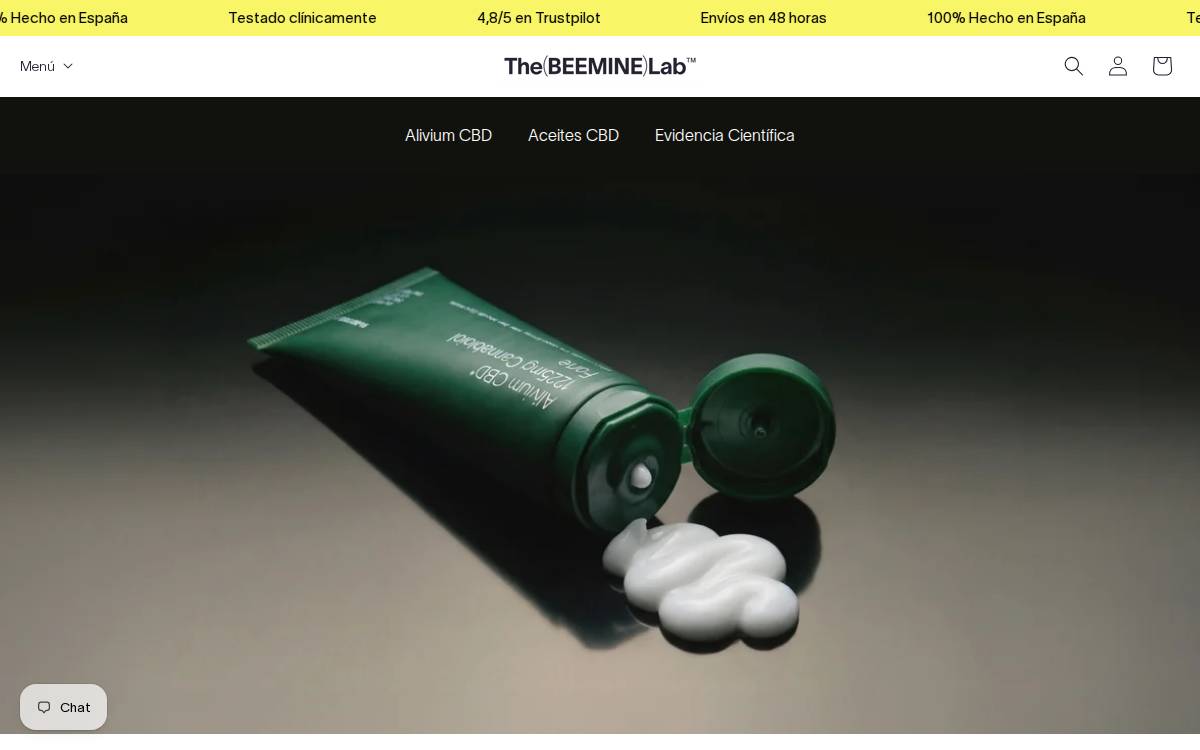Thebeeminelab website preview