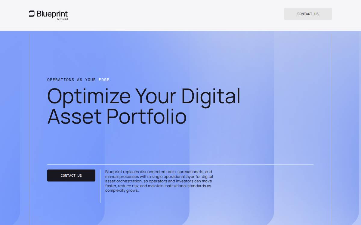 Theblueprint website preview