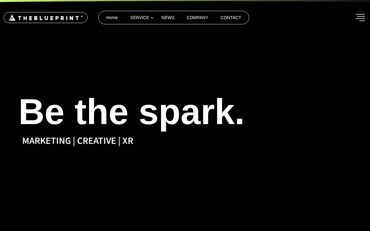 The Blueprint website preview