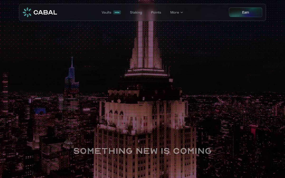 Thecabal website preview