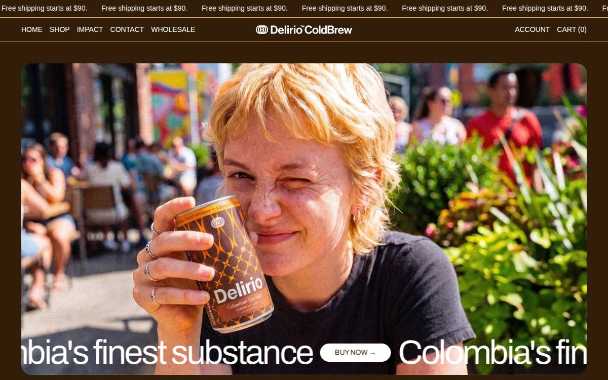 Thecoldbrewproject website preview