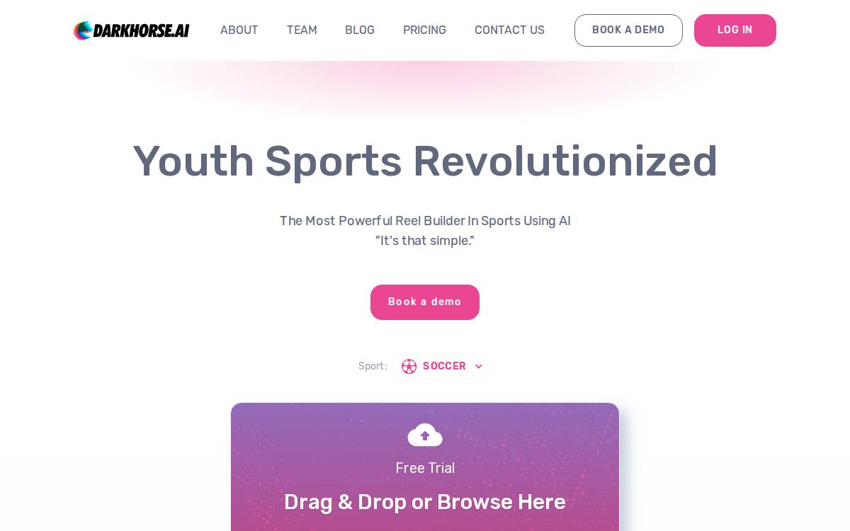 Thedarkhorse website preview
