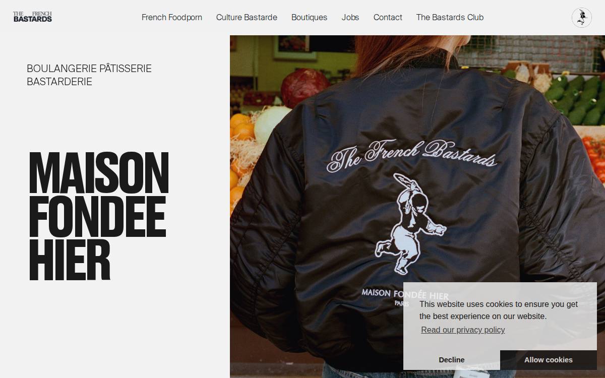 Thefrenchbastards website preview