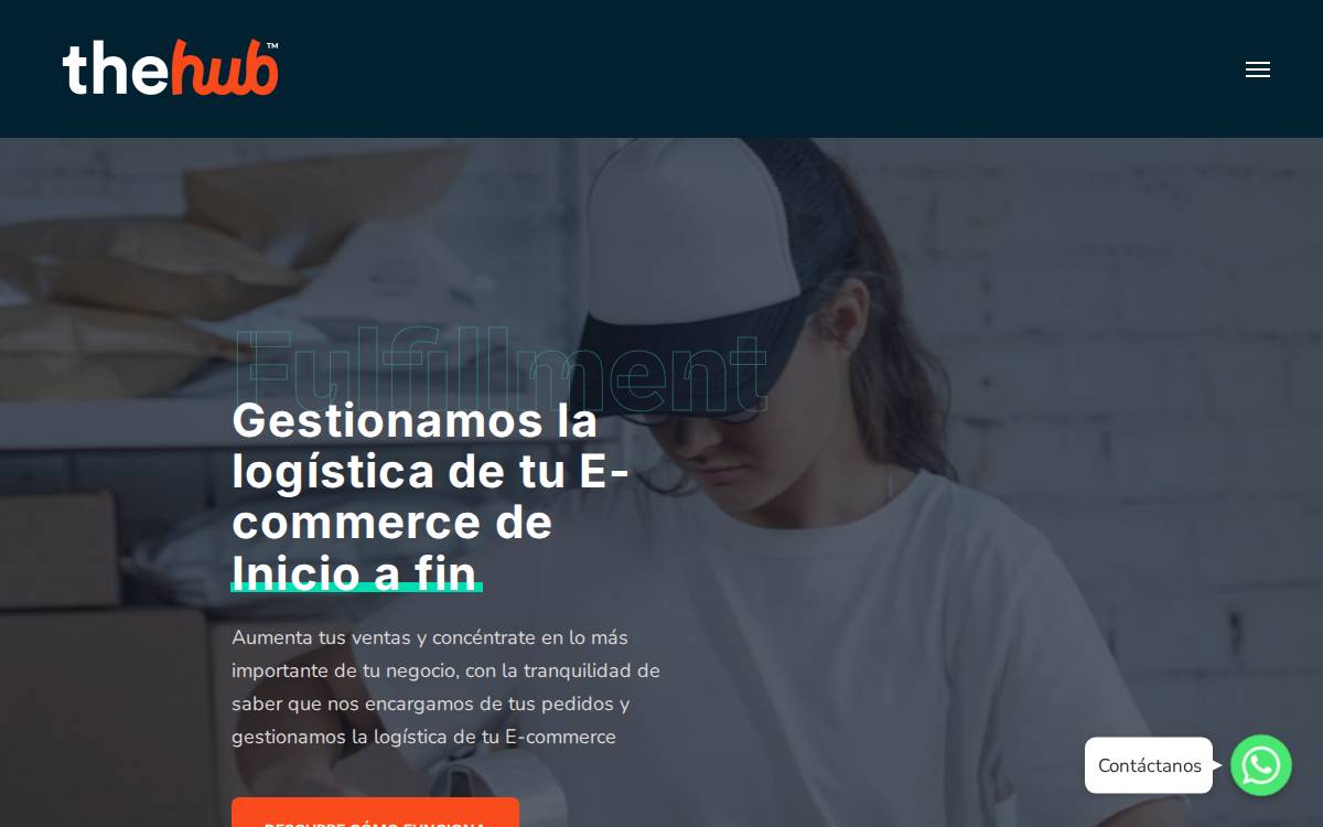 Thehub website preview