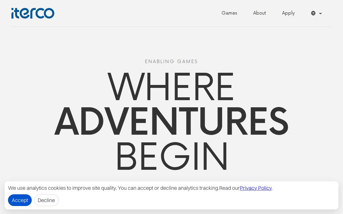 Theiterative website preview