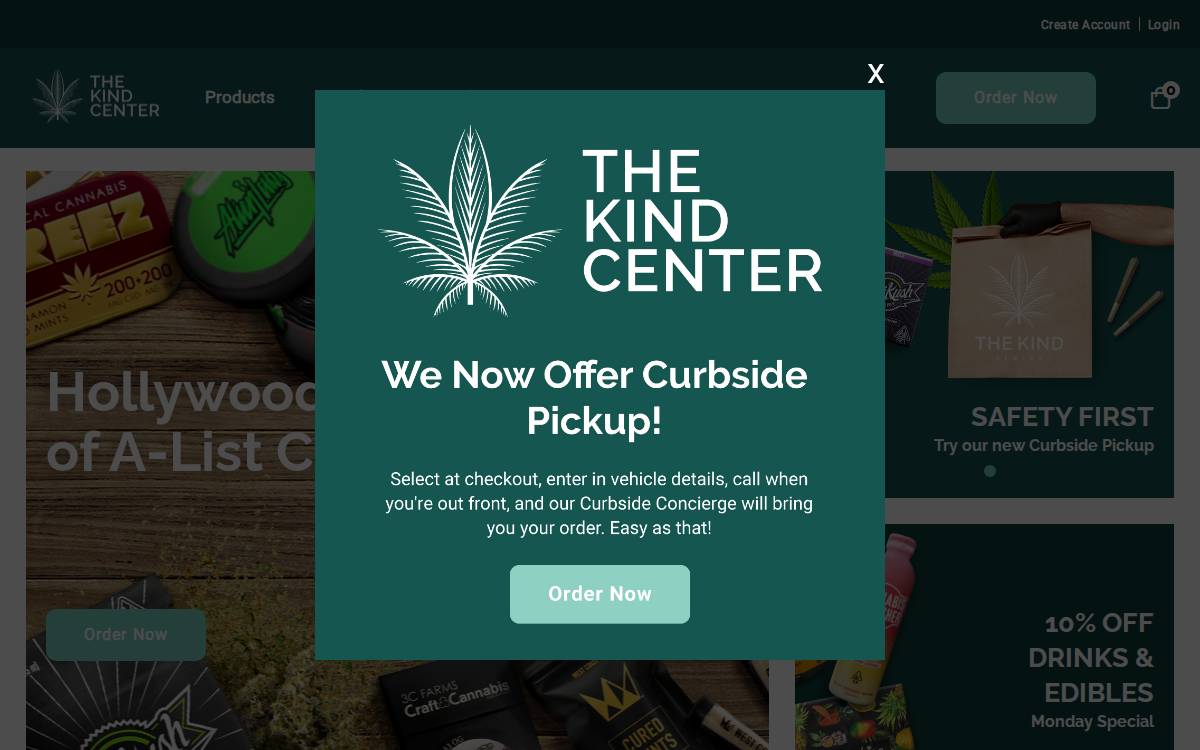 Thekindcenter website preview