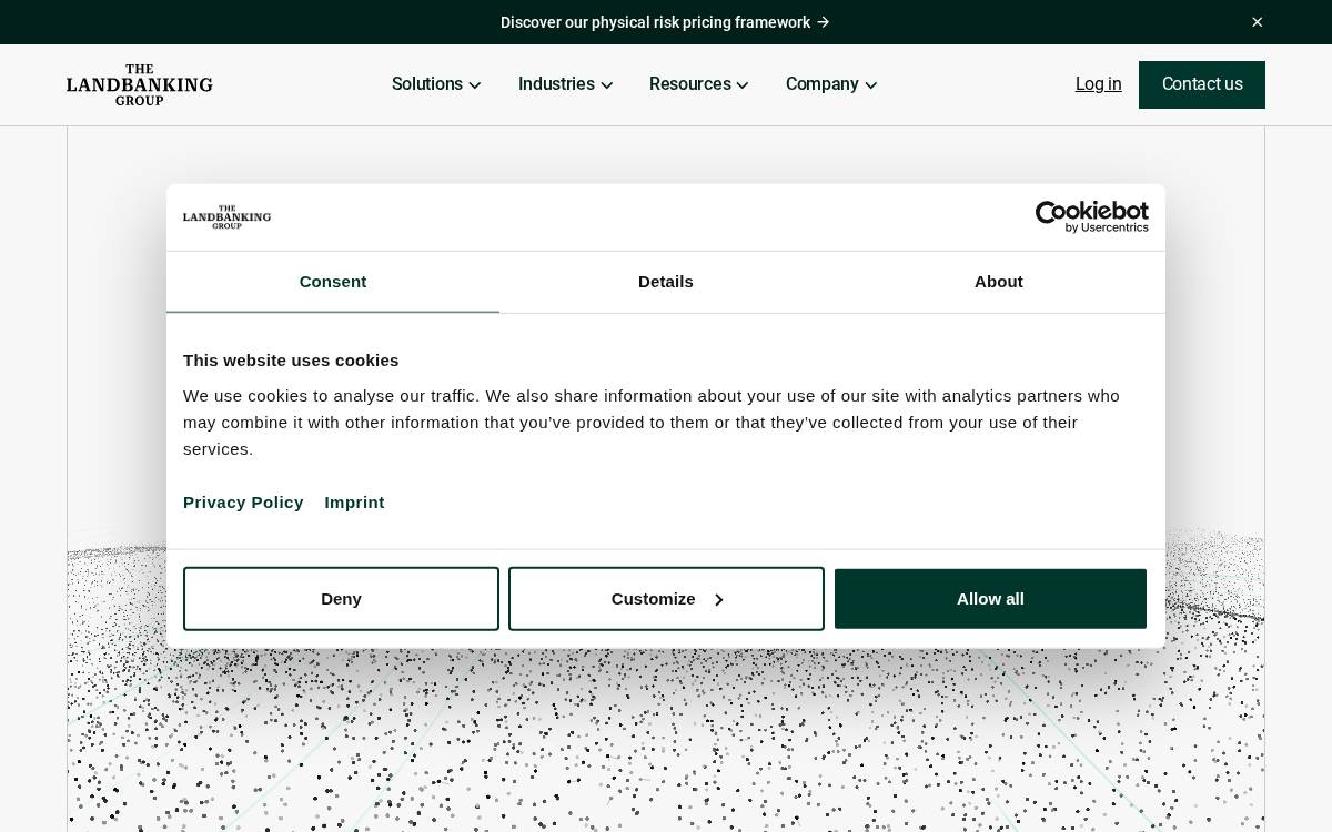 The Landbanking Group website preview