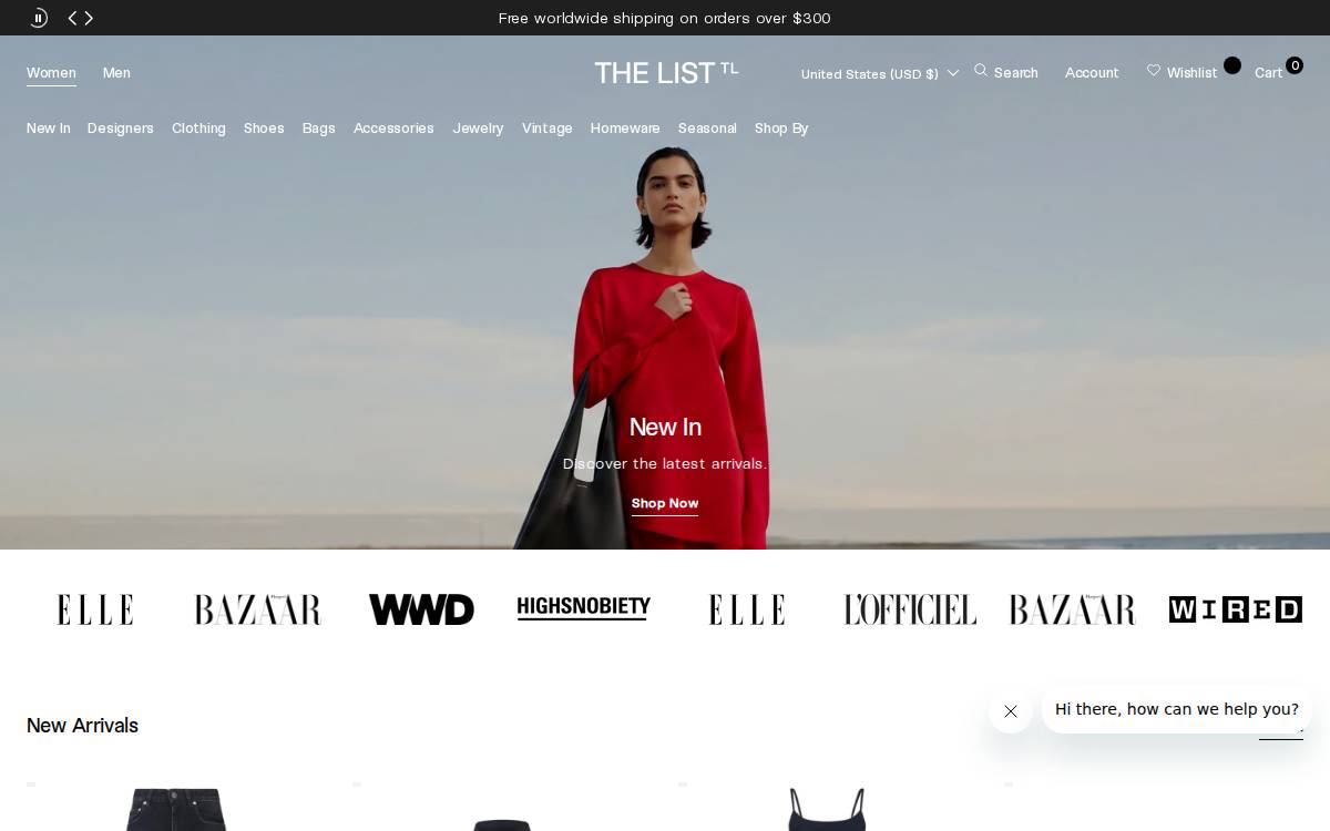 Thelist website preview