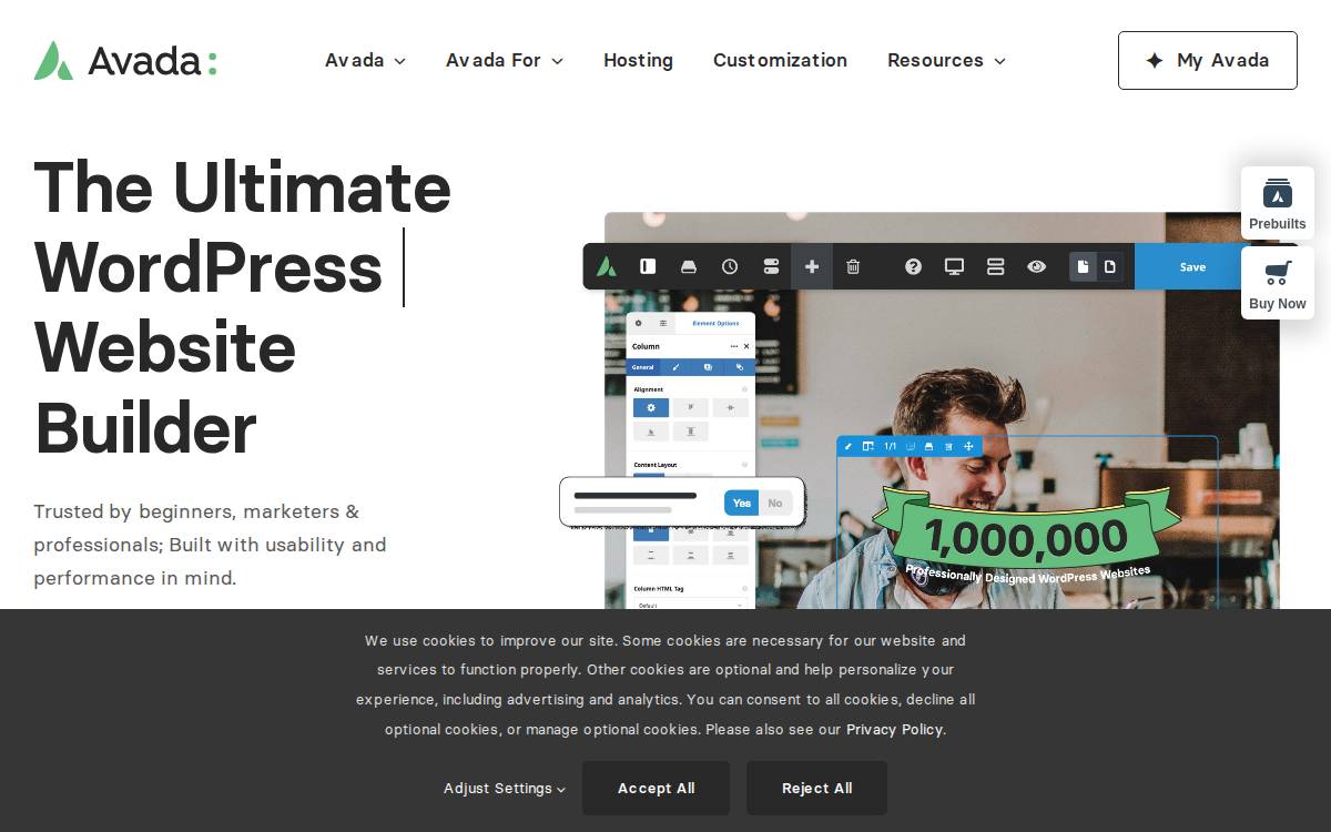 ThemeFusion website preview