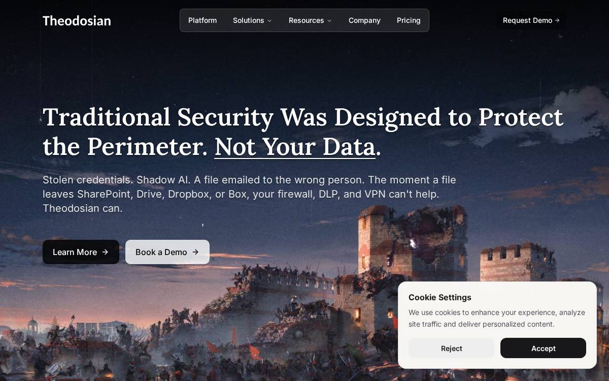 Theodosian website preview