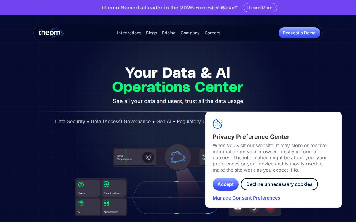 Theom website preview