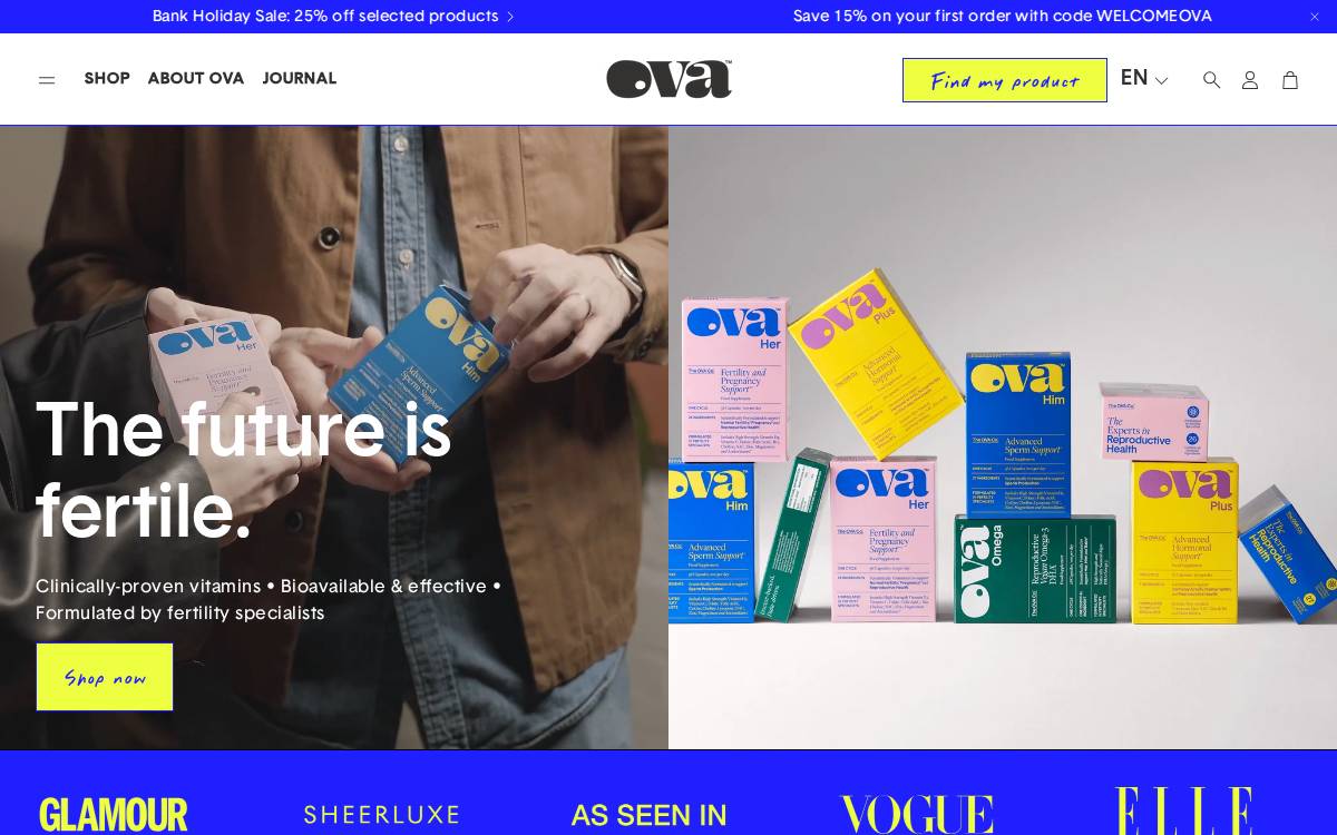 Theovaco website preview