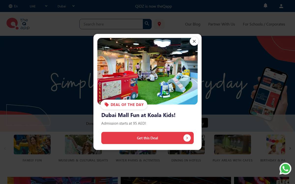 Theqapp website preview