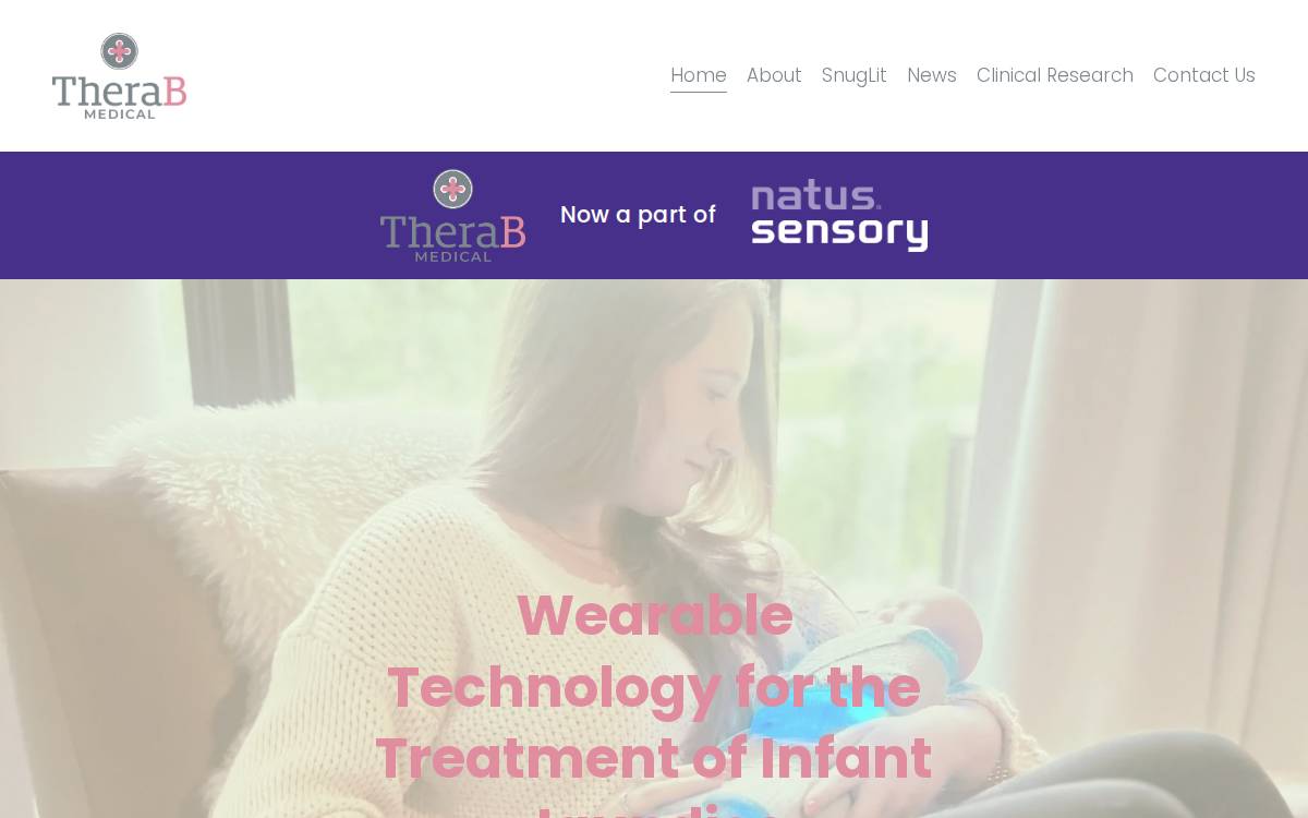 TheraB Medical website preview