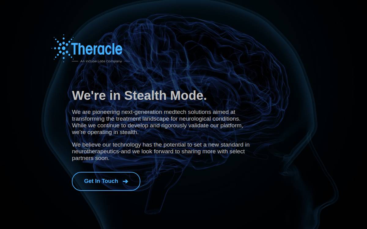 Theracle website preview