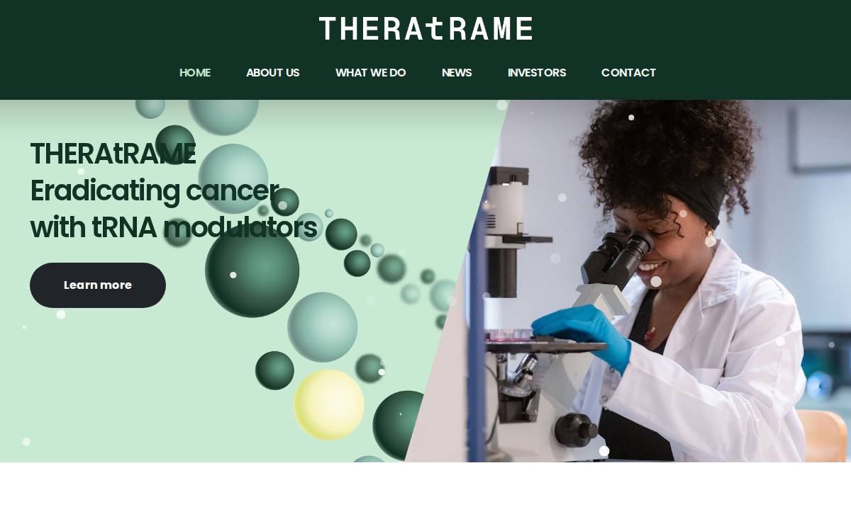 THERAtRAME website preview