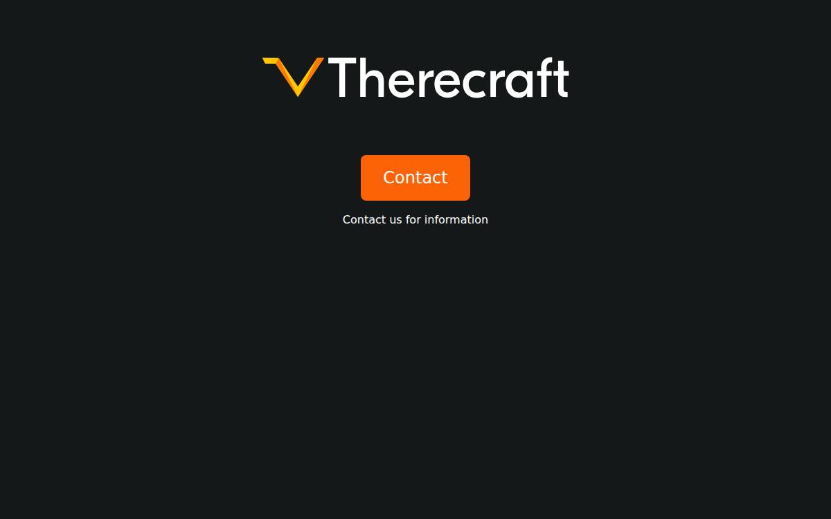 ThereCraft website preview
