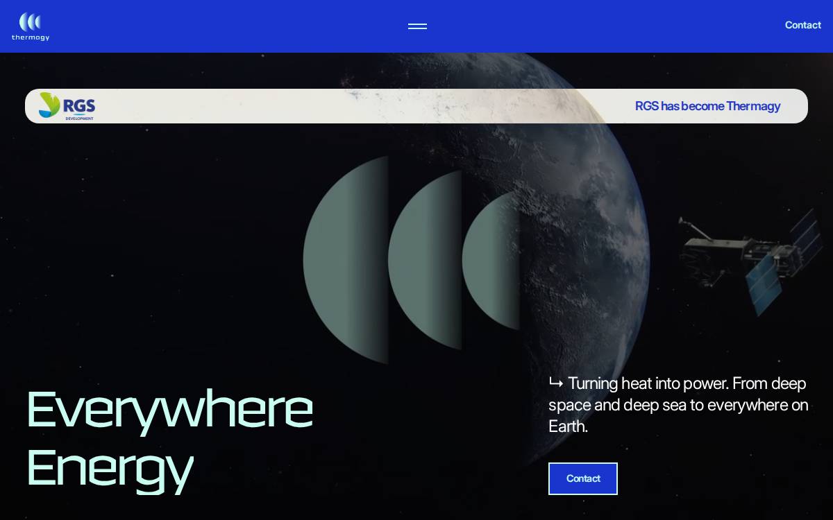 Thermagy website preview