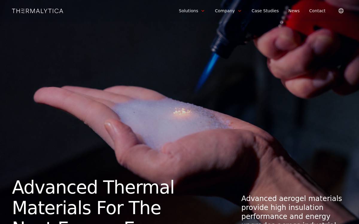 Thermalytica website preview