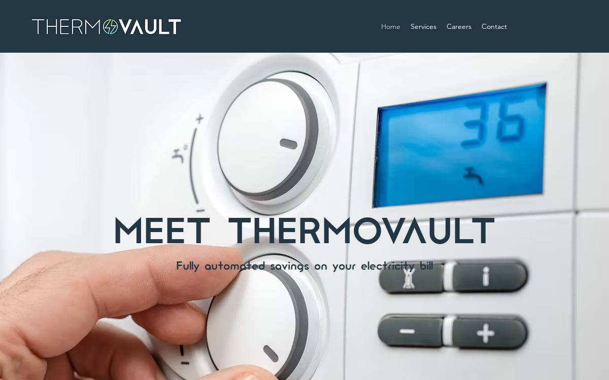 Thermo Vault website preview