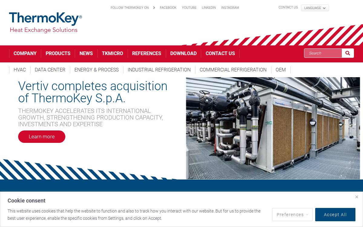 ThermoKey website preview