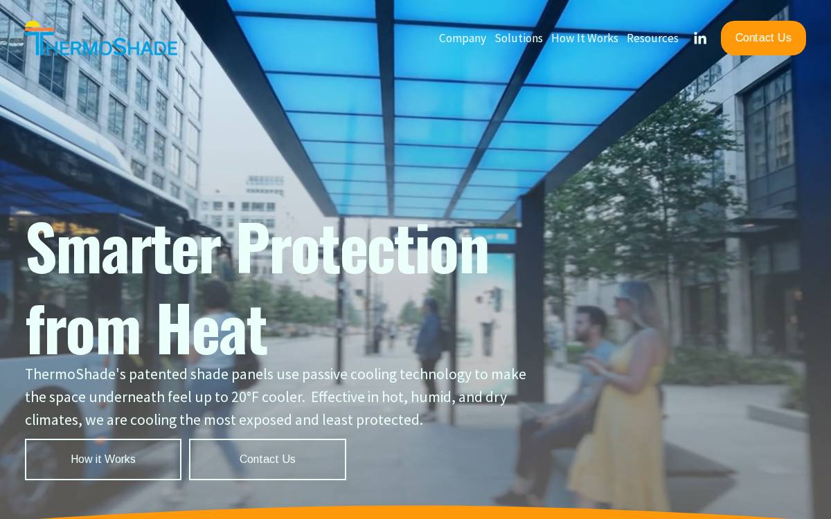 ThermoShade website preview
