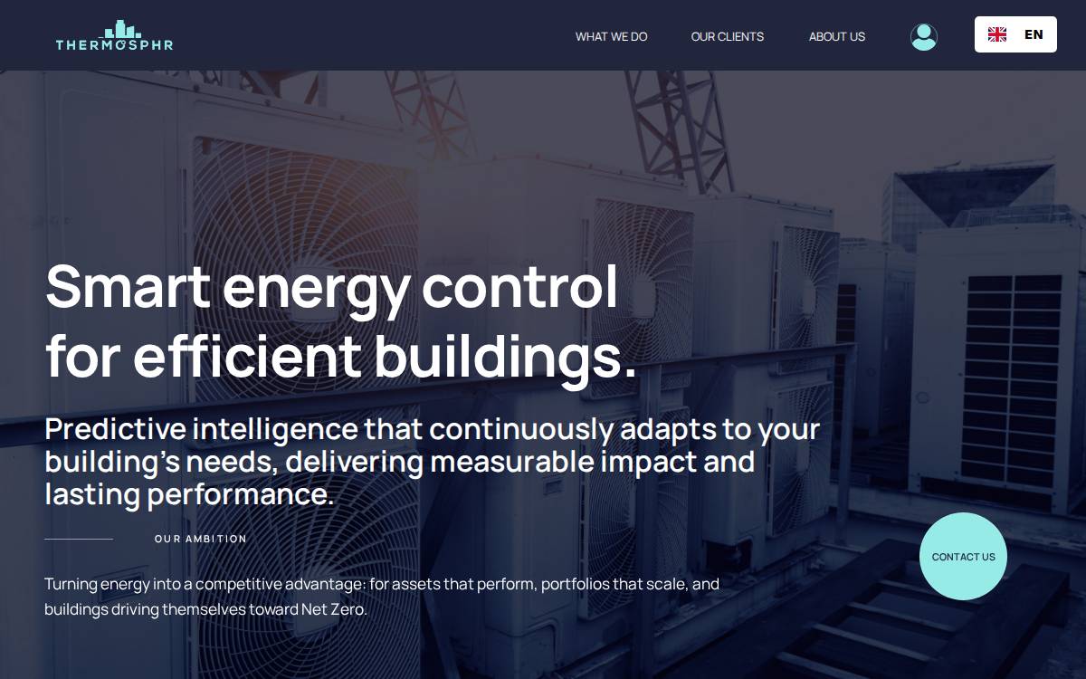 Thermosphr website preview