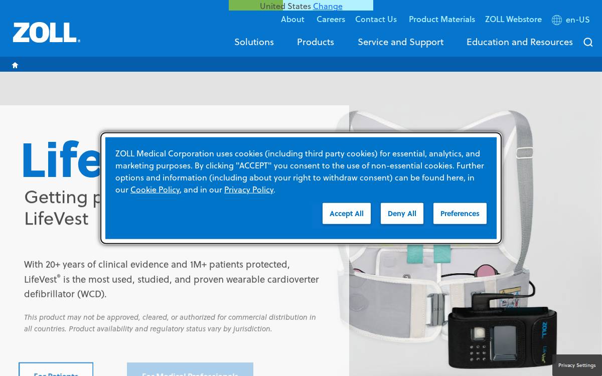 Therox website preview