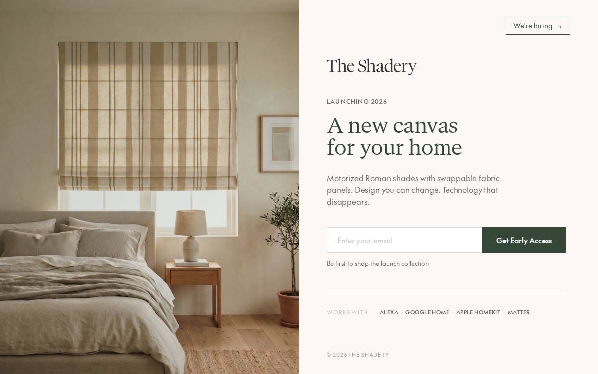 The Shadery website preview