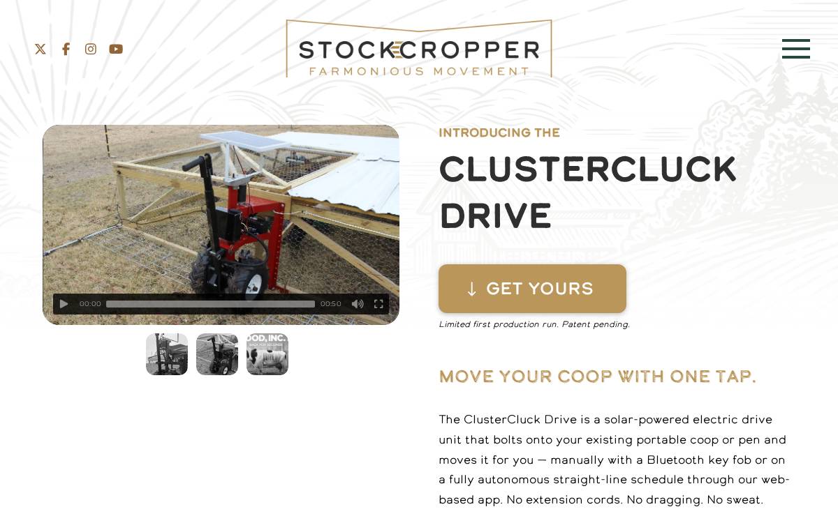 Thestockcropper website preview
