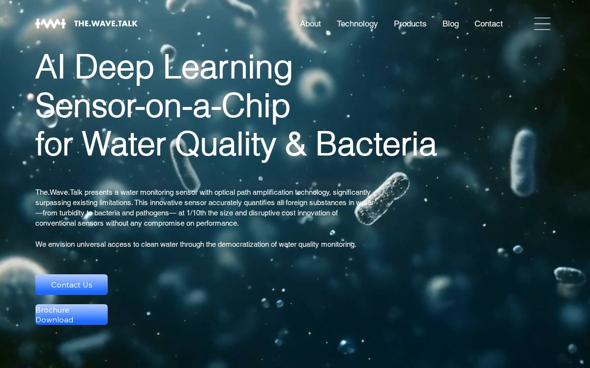 The Wave Talk website preview