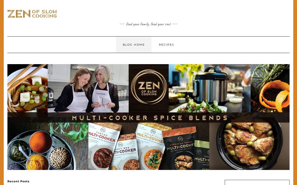 Thezenofslowcooking website preview