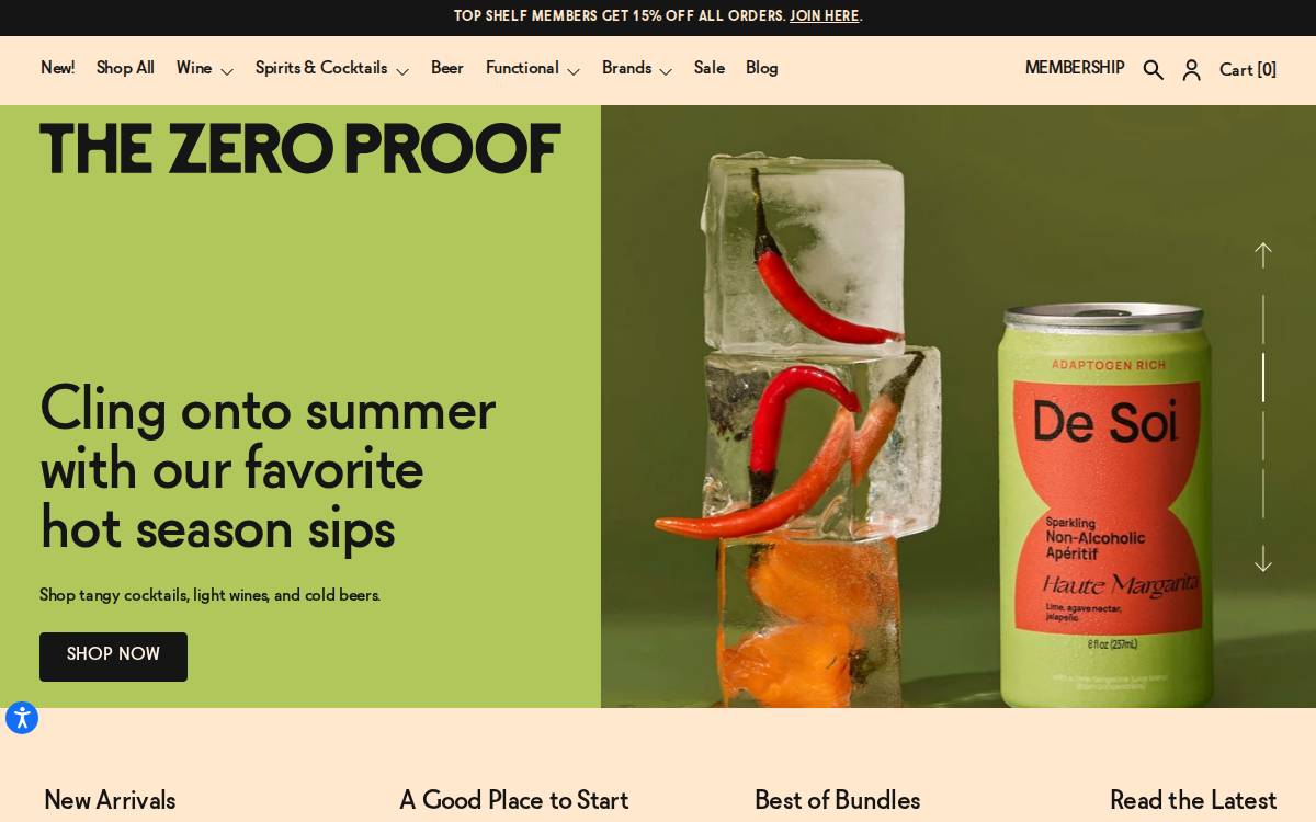 Thezeroproof website preview