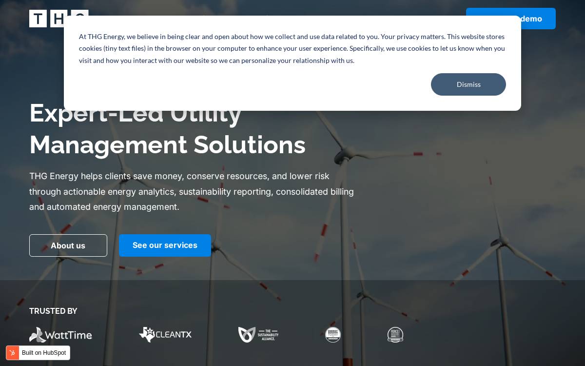 Thgenergy website preview