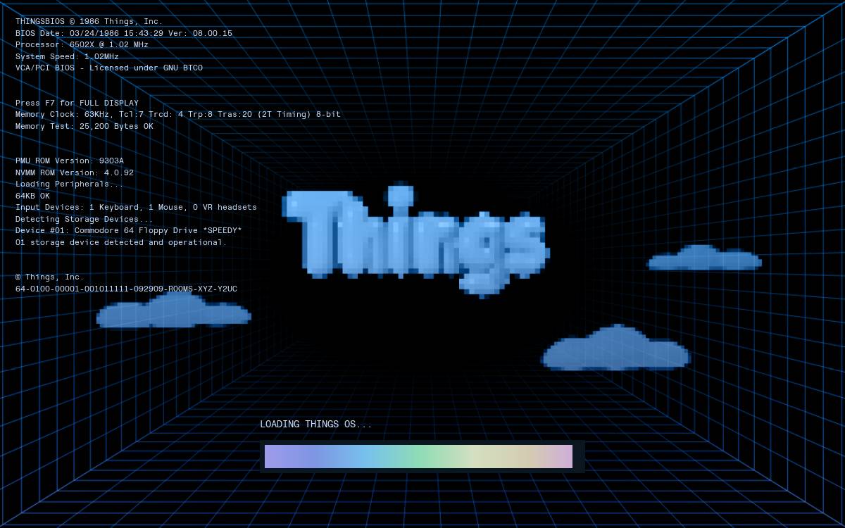 Things, Inc. website preview