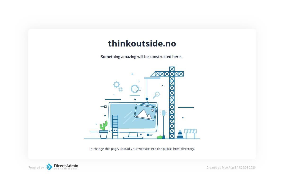 Think Outside website preview